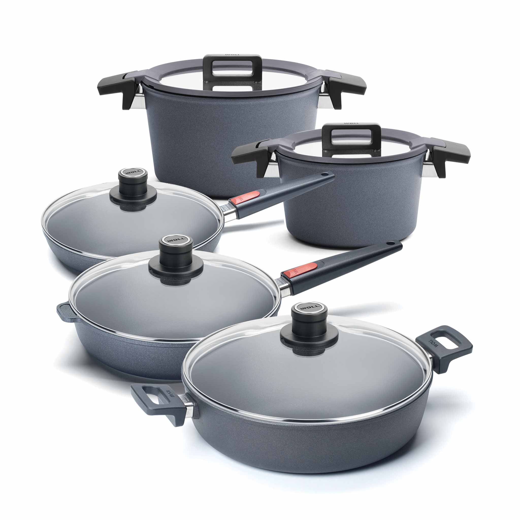 Nowo Pan and Concept Plus Pots Family Set – Woll Cookware New Zealand