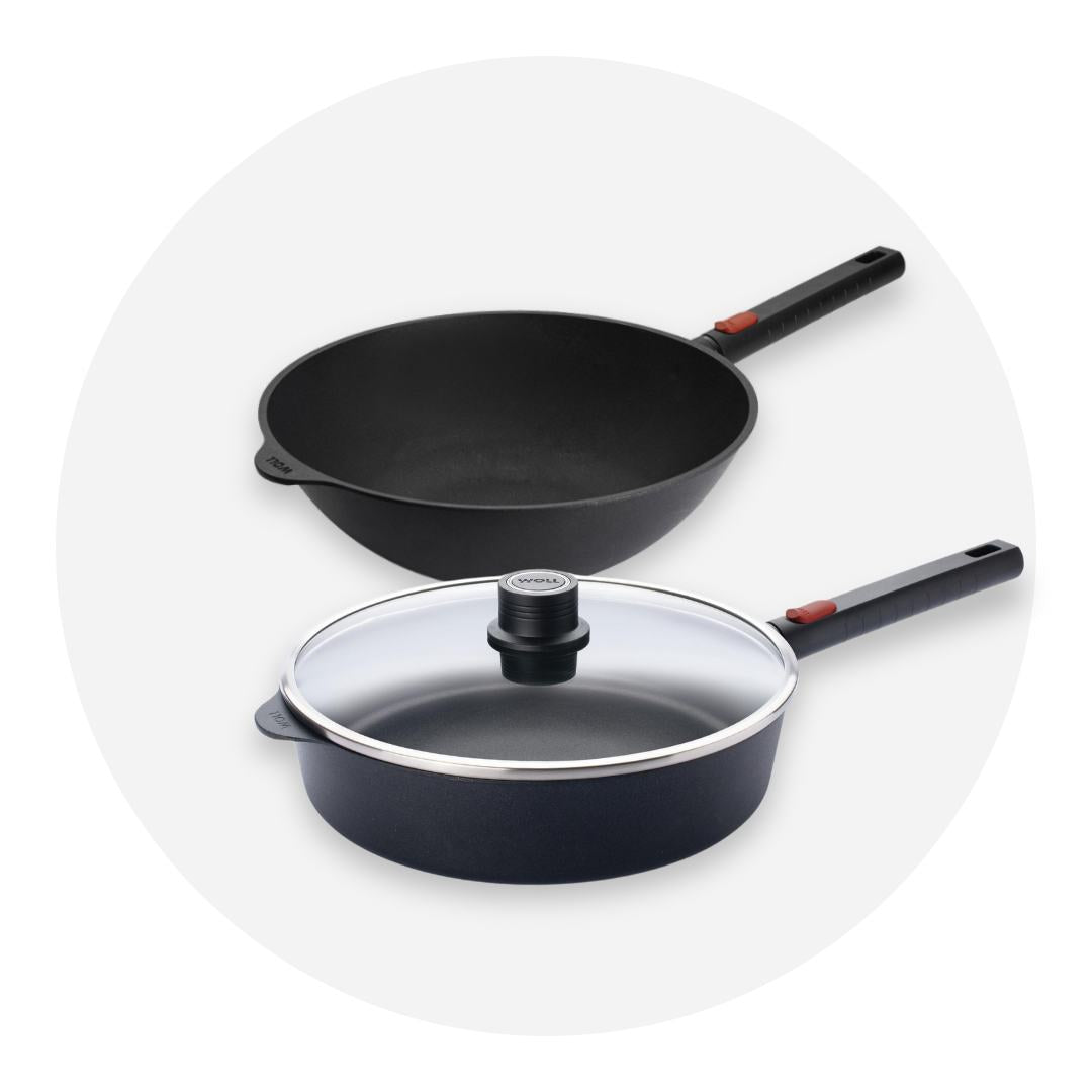 Woll Cookware Non Stick Pans and Woks