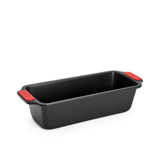 Woll Let's Bake! loaf pan 28 x 11 cm with diamond-reinforced non-stick coating, three-quarter view