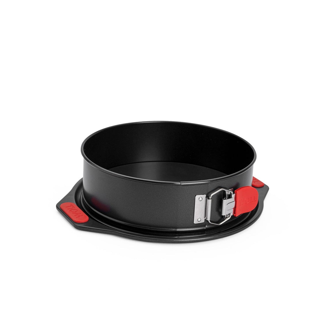 Woll Let's Bake! springform pan with quick-release clasp and diamond-reinforced non-stick coating, three-quarter view