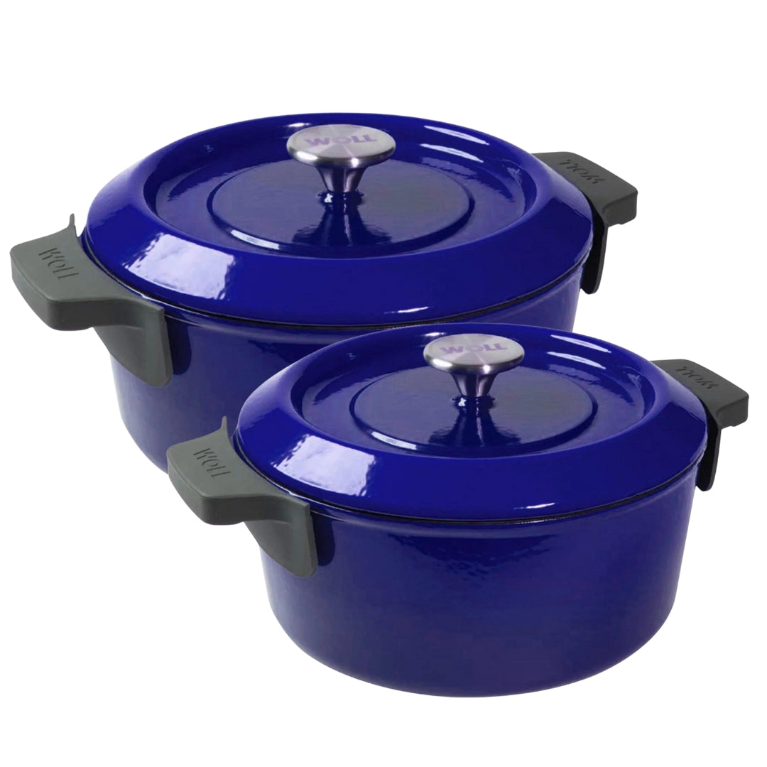 Woll Cast Iron Pot Set - 20cm and 24cm Pots