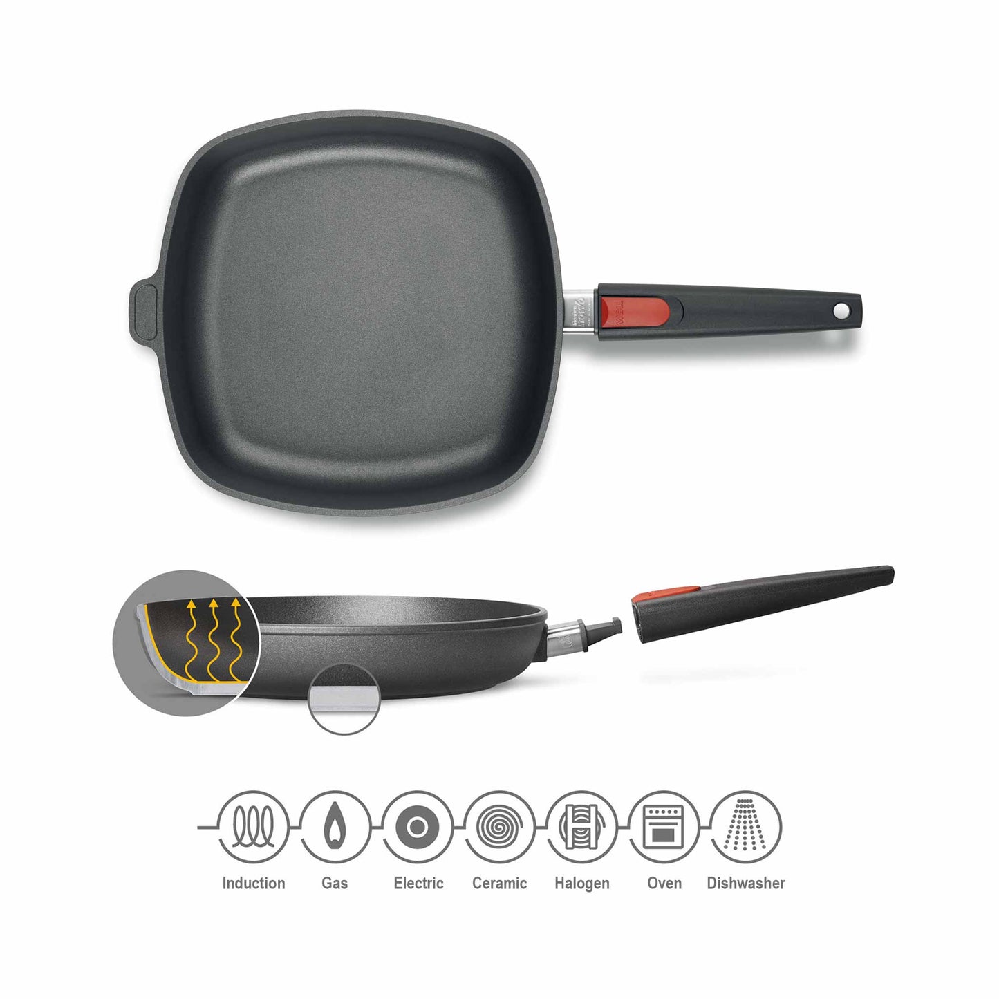 Nowo Square Frying Pans